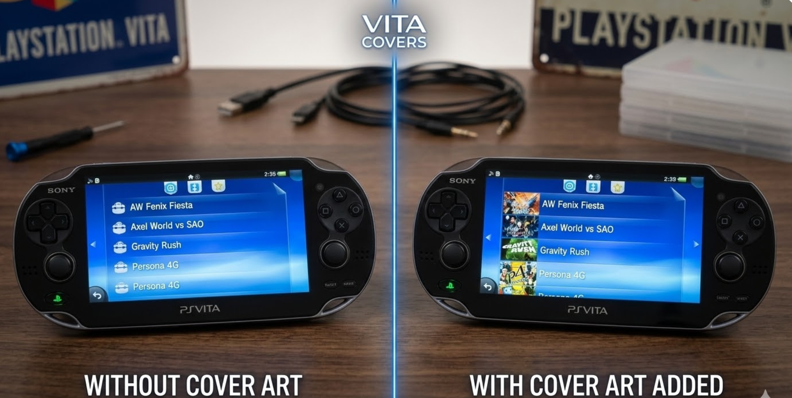 add cover art to games pkgj psvita