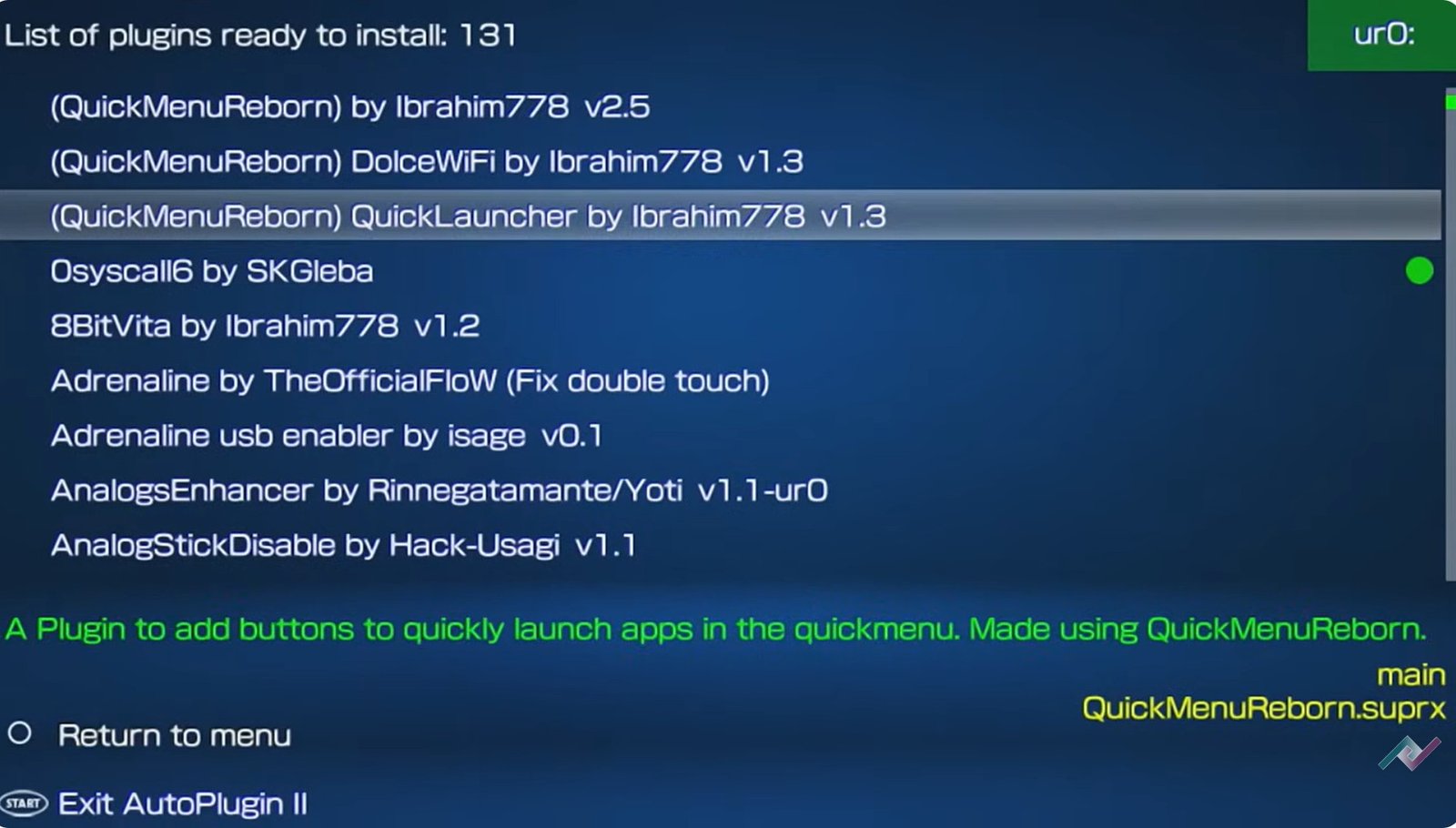 autoplugin 2 interface