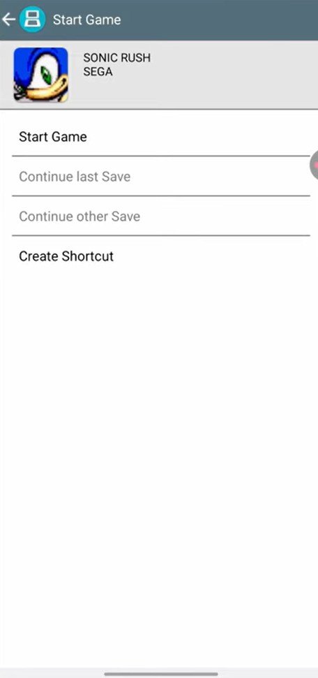 drastic ds emulator start game