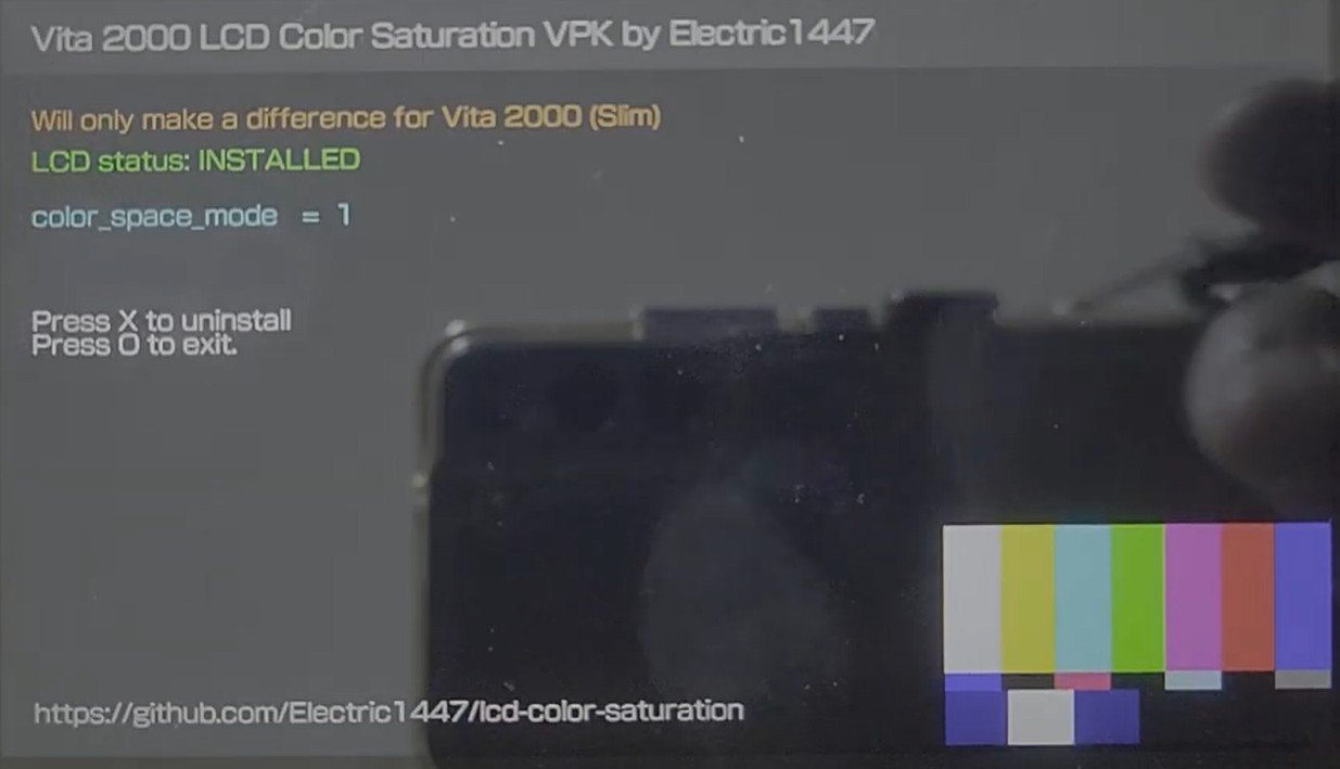 LCD Color Saturation Plugin / VPK : Make Your PS Vita Slim Screen Look Sharper (Registry Editor) 17 lcd color saturation plugin vpk psvita 2