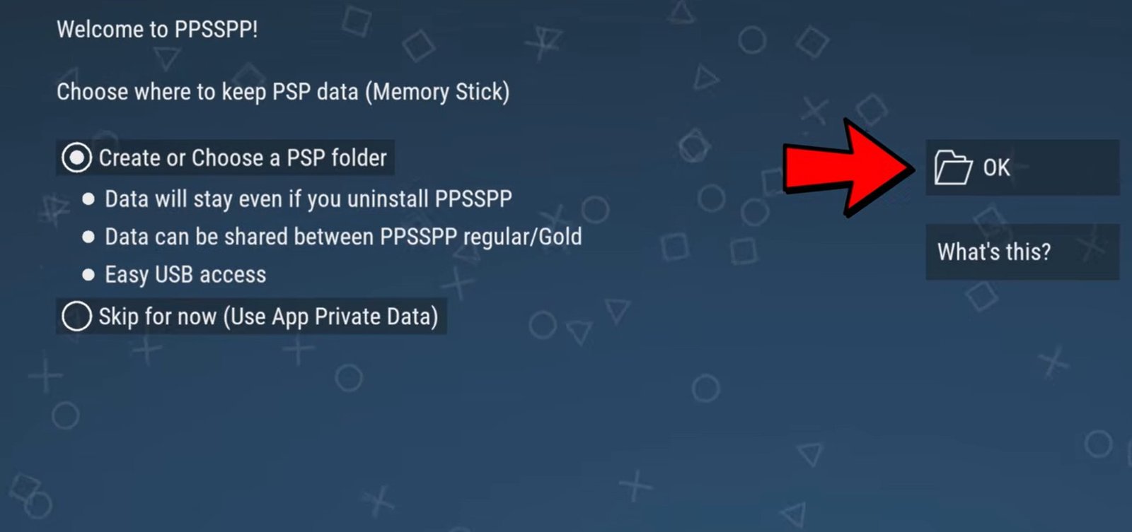 My Best Settings and How i Set Up My PPSSPP Emulator on Android for Smooth Gameplay and HD Visuals 17 ppsspp create or choose a folder