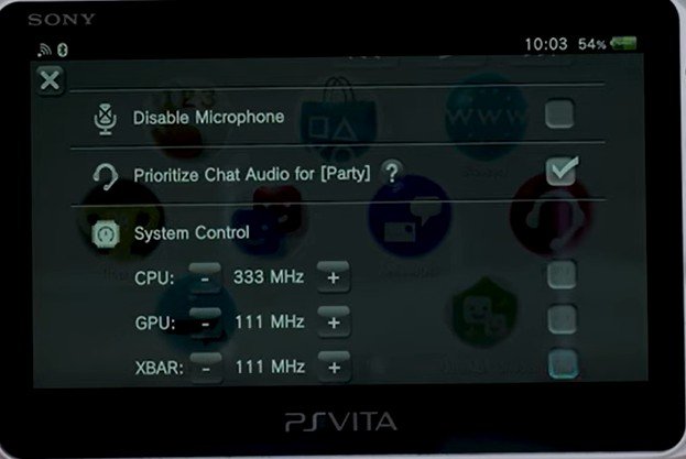 psvshellplus overclocking settings