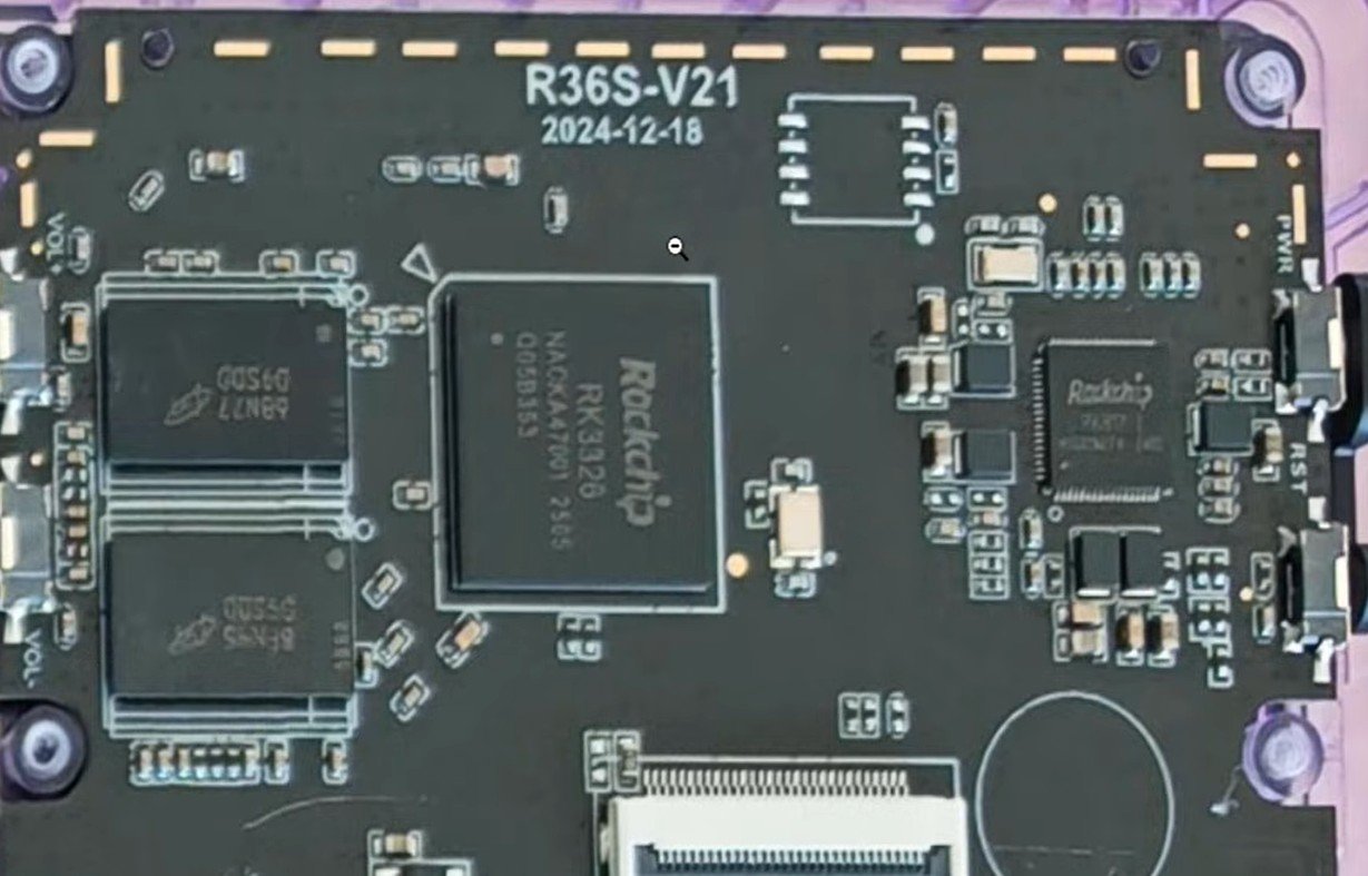 r36s motherboards logo and date