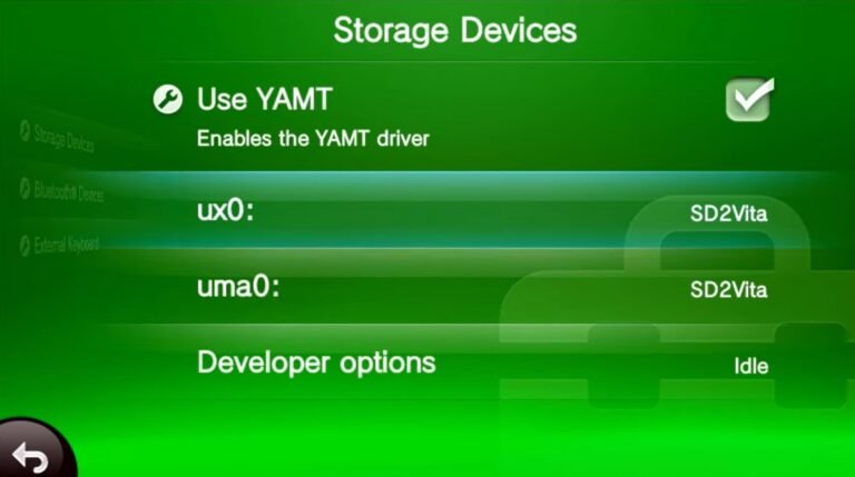 storage deices ps vita