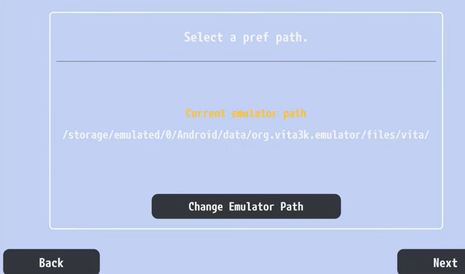 vita3k setup guide change emulator part