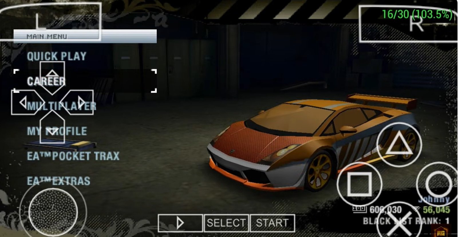 nfs-gameplay-ppsspp 4