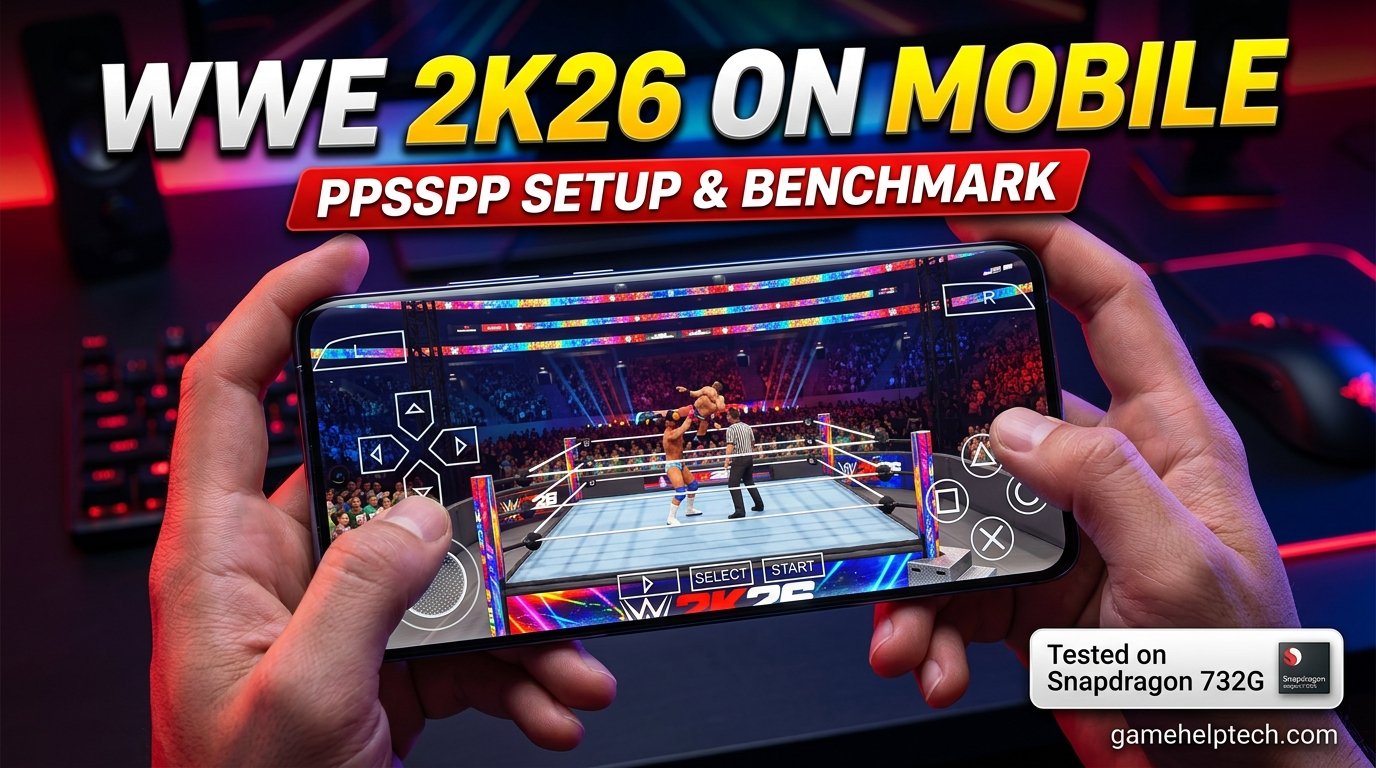 WWE 2K26 PPSSPP Emulator 2026 gamehelptech